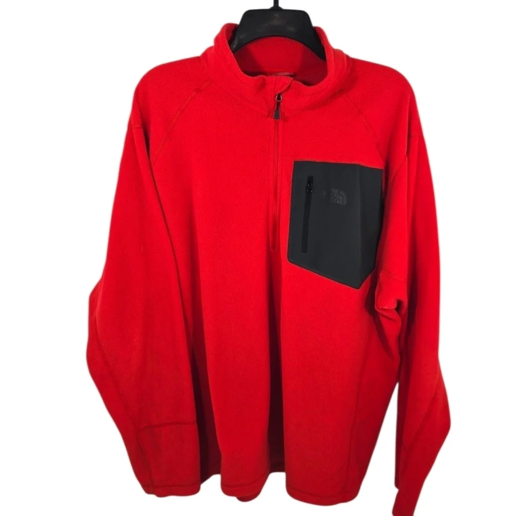 {The North Face} Men's  Half-Zip Fleece Jacket - Size XL